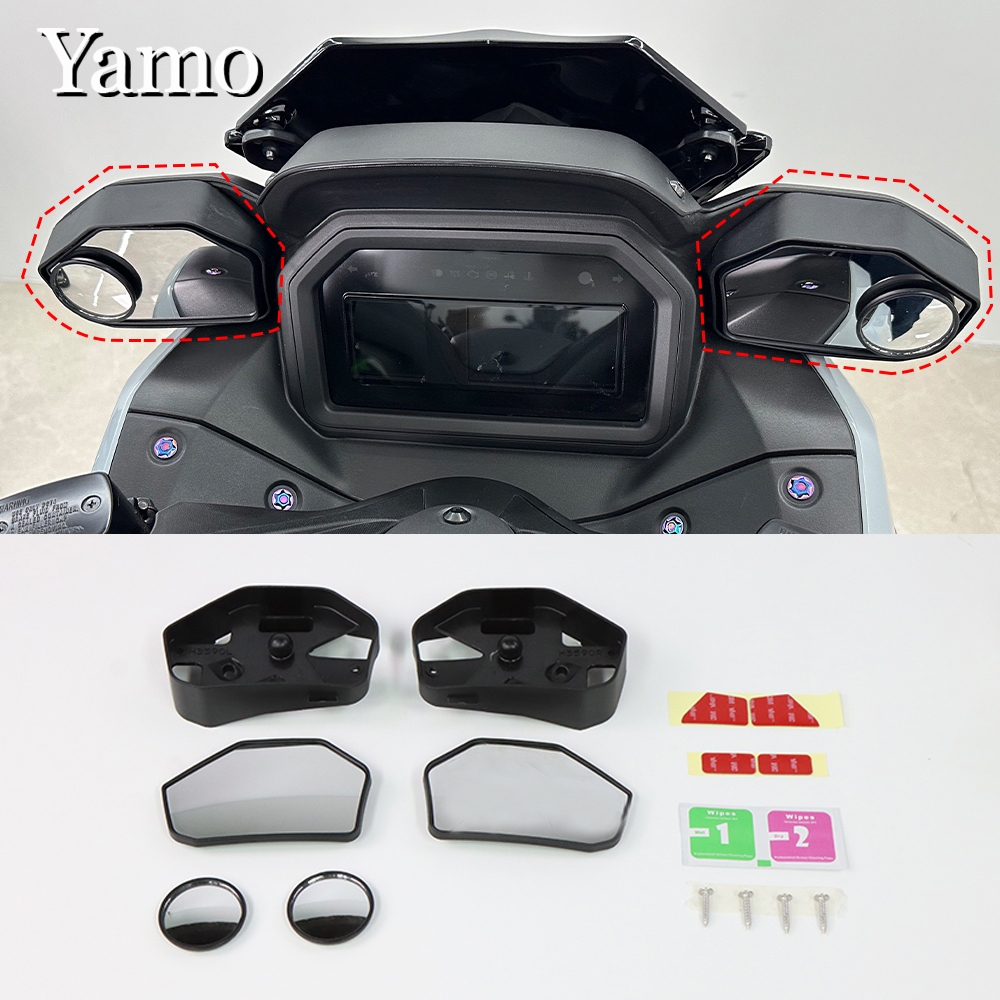 Para YAMAHA XMAX300 V3 2025-2026 Espelho Lateral Integrado XMAX V3 Retrovisor