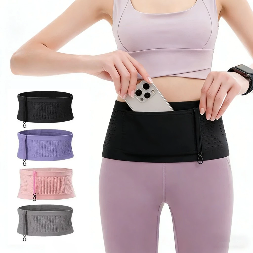 Pochete Esportiva invisivel para Celular Masculina Feminina ​Respirável para Corrida Caminhada Academia Fitness — imagem 1