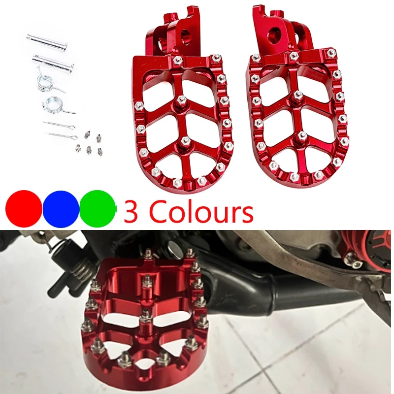Pedais De Apoio Para Os Pés Da Motocicleta CR125 CR250 CRF 450X 250RX 450RX KX250F KX250 KX450F KX450