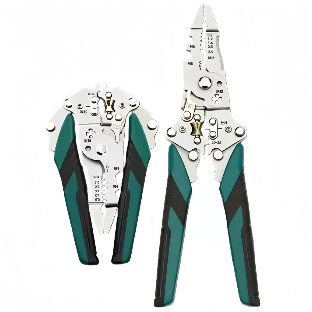 Alicate Automático Decapador Crimpador Eletricista Descacador Fios Decapador Fio Automático 18 Em 1 em Oferta na Shopee