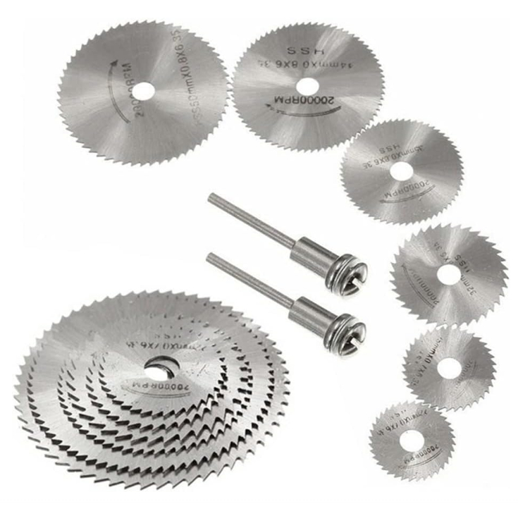 Jogo 8 Peças Mini Disco Corte Serra Micro Retífica Furadeira Alta Resistência em Oferta na Shopee