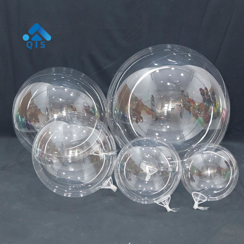 Conjunto De Balões Bobo De Bolha Transparente Inflável De 5-36 Polegadas , Suprimentos De Decoração De Festa Infantil De