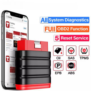 ThinkCar ThinkSafe OBD2 Scanner Bluetooth Ferramenta De Diagnóstico De Todos Os Sistemas Com 5 Serviços De Redefinição em Oferta na Shopee