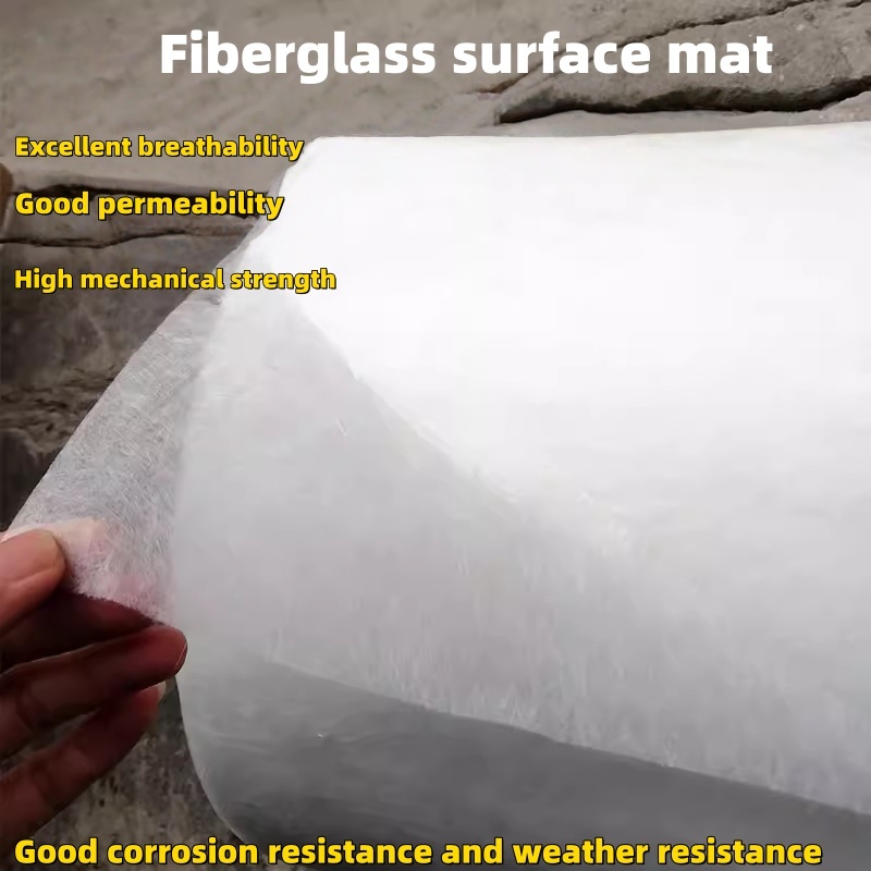 30g 50g Superfície De Fibra De Vidro Revestimento De Resina De Feltro Reforçado Modelo De Aço Fabricação De Navio Pano *