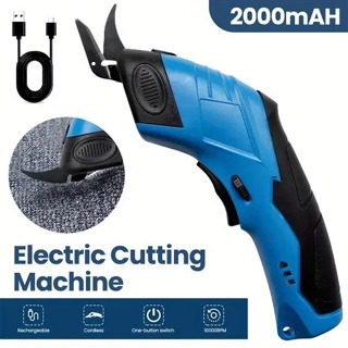 Tesoura Elétrica Para Tecidos Usb Recarregável Bivolt Conveniente simples fácil de usar em Oferta na Shopee