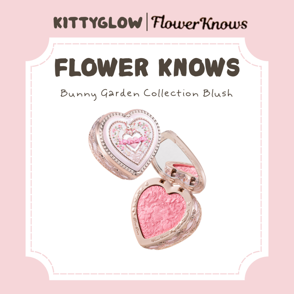 FLOWER KNOWS Bunny Garden Coleção Blush em Oferta na Shopee