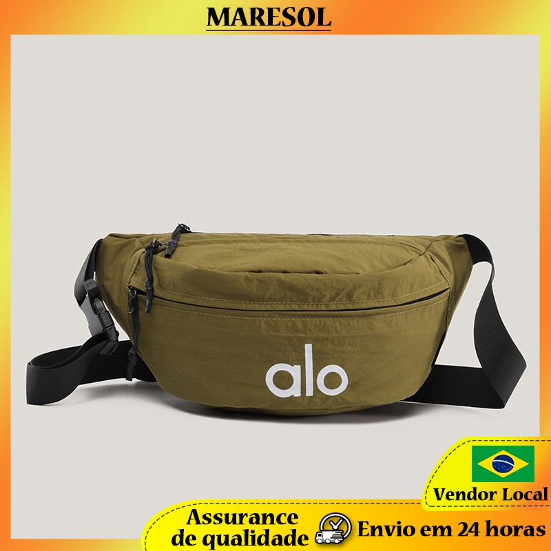 MARESOL alo Bolsa de Peito Unissex Bolsa Mensageiro Moda All-Match Pequena Bolsa de Ombro Bolsa de Ombro Bolsa de Ciclis