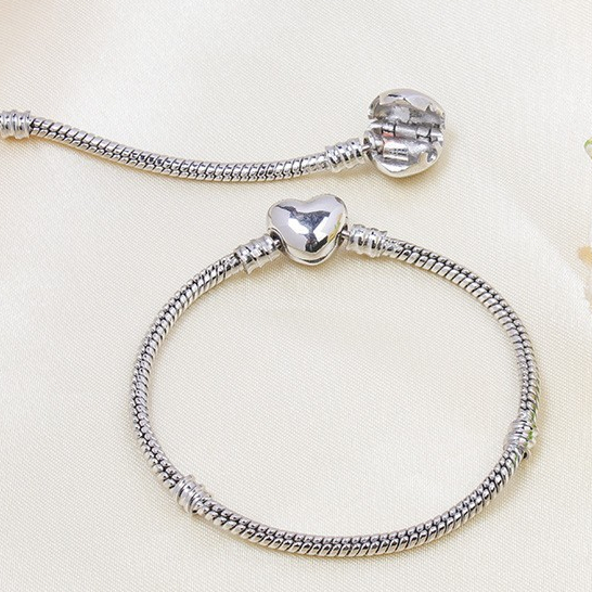 Prata S925|Pulseira feminina|Corrente de osso de cobra clássica da moda|Acessórios aleatórios para pulseira DIY