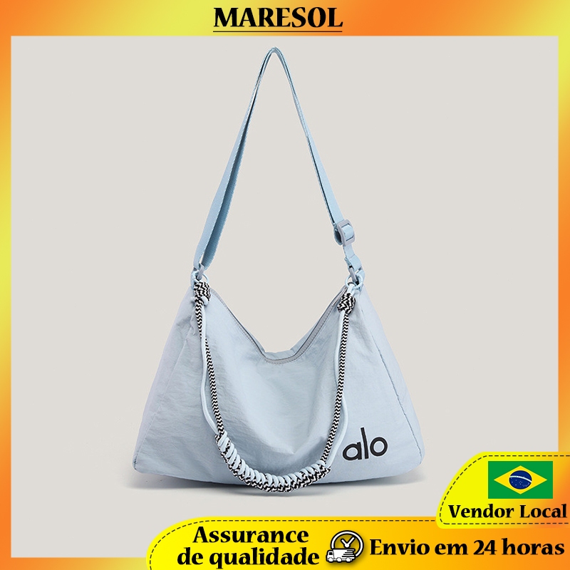 MARESOL Bolsa Feminina Novo Estilo Esportes Yoga Bolsa Leve Bolsa Feminina nas Axilas Bolsa de Lona Bolsa de Ombro Multi