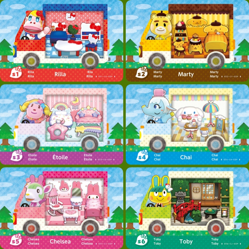 Animal Crossing : Coleção De Cartões New Horizons x Sanrio Amiibo-Desbloqueie Crossovers Fofos E Recompensas Adoráveis:m