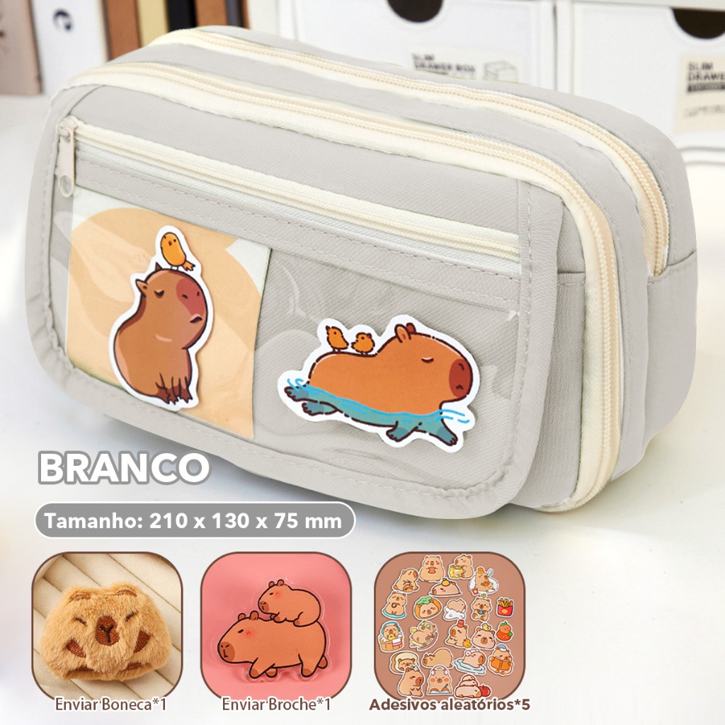 Estojo Transparente Extra Grande DIBEE-De Lona À Prova D'água , Estilo Coreano