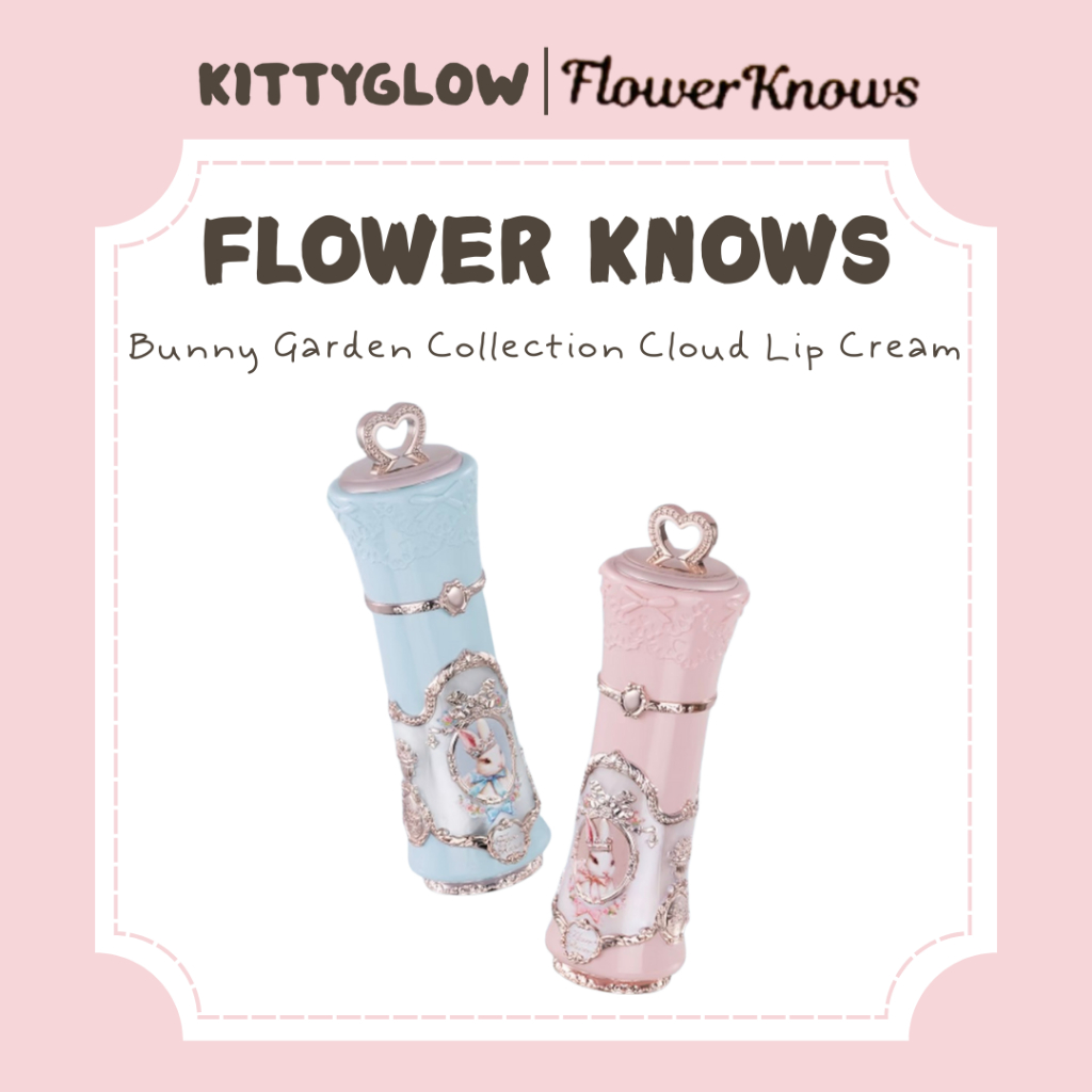 FLOWER KNOWS Bunny Garden Collection Creme Labial Em Nuvem em Oferta na Shopee