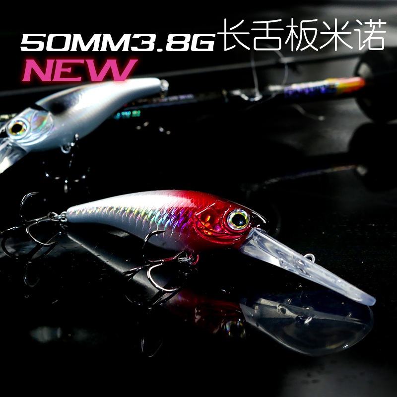 DUODUOYU 1 Pcs Suspendente Minnow 3.8g/6g/10g Shad Isca De Pesca Artificial Jerkbait Wobblers Baixo Pike Swimbait Iscas