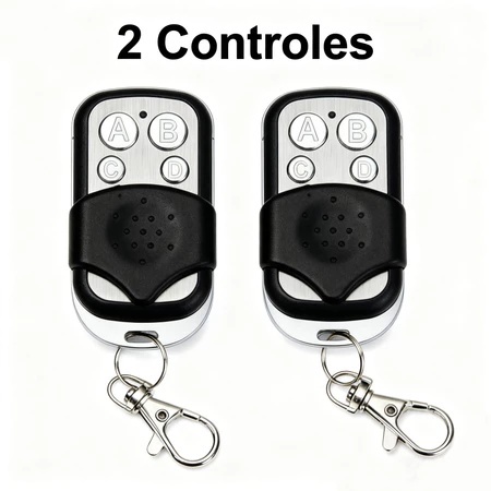 Controle Remoto Universal para Portão Elétrico Eletrônico Garagem com Chaveiro 433mhz 4 Botões em Oferta na Shopee