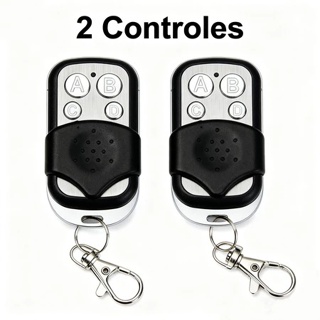 Controle Remoto Universal para Portão Elétrico Eletrônico Garagem com Chaveiro 433mhz 4 Botões em Oferta na Shopee