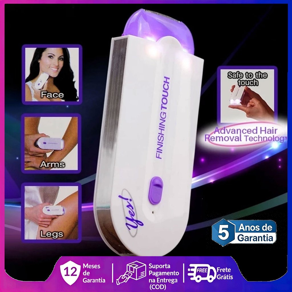 ✨✨✨Indução Depilador a Laser Portátil - Masculino e Feminino - Removedor de Pelos Corporal via USB
