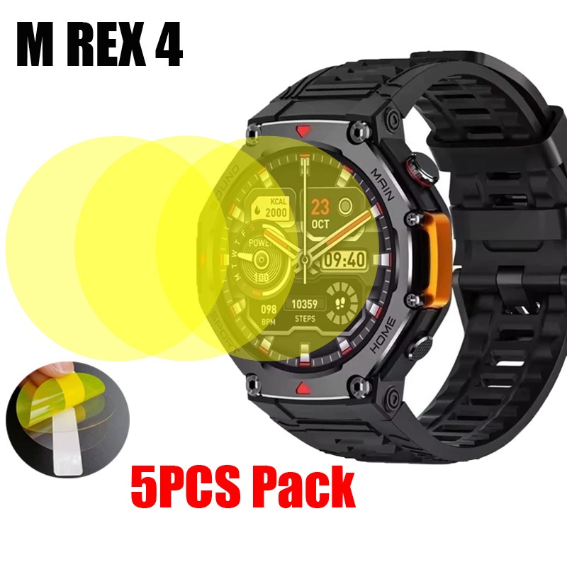 Para M REX 4 M-REX4 Protetor De Tela Smartwatch Relógio Inteligente HD Capa Protetora Filme Curvo Filmes Macios