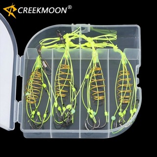 4 Unidades/Caixa Bomba Gancho Anti Twining Acessórios Para Ferramentas De Pesca Explosão Em Água Do Mar Isca De Primaver em Oferta na Shopee