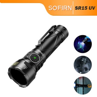 Sofirn SR15UV Lanterna 365nm 6000mW Magnética USB-C 21700 Pet-Stain Money-Checker Escorpião Caça IPX8 Tocha