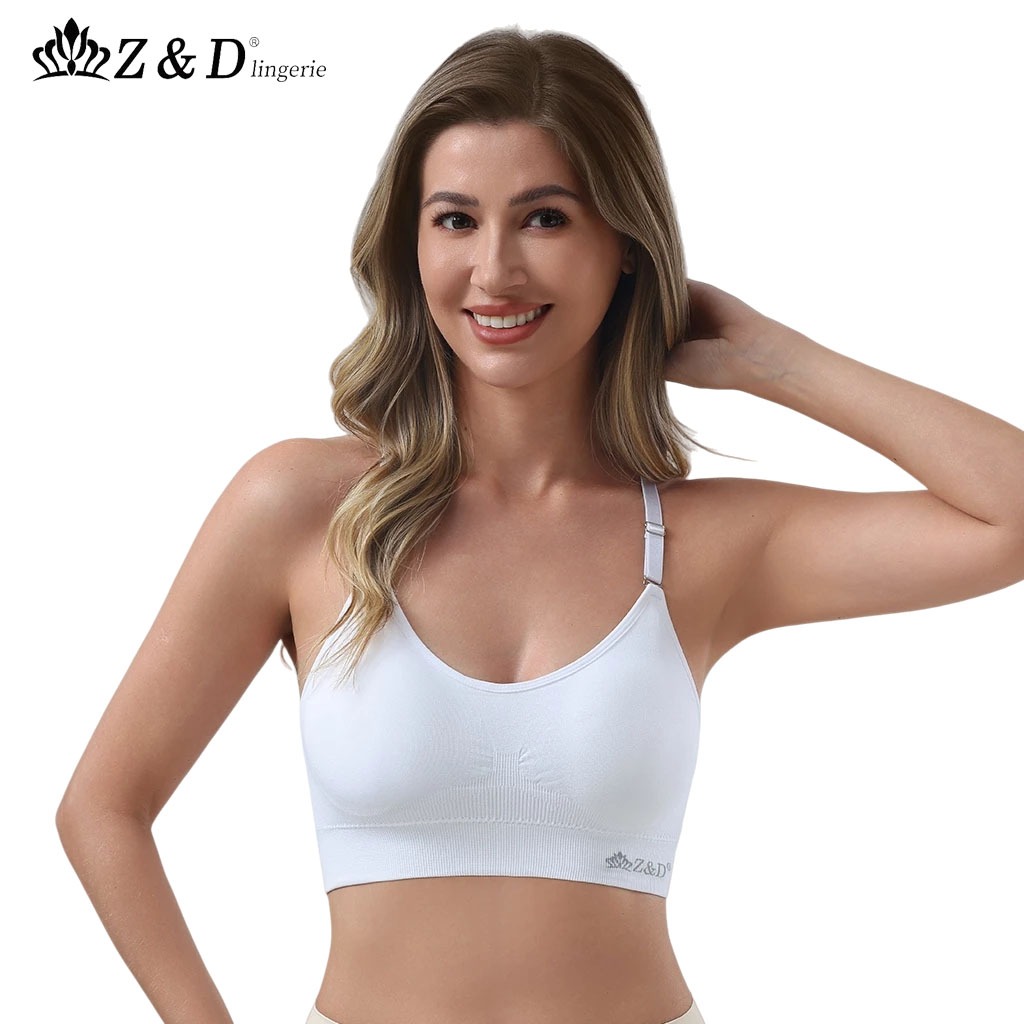 Z&D Lingerie Top Alças Fina Com Bojo Sem Aro 22120