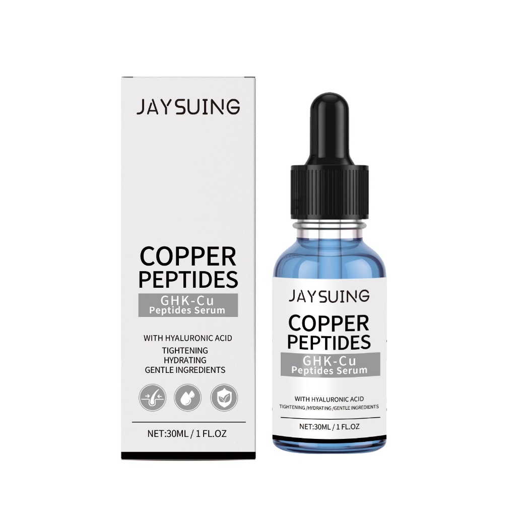 Jaysuing Peptídeos De Cobre Para Rosto-Com GHK-Cu E Ácido Hialurônico-Facial Antienvelhecimento 30ml em Oferta na Shopee