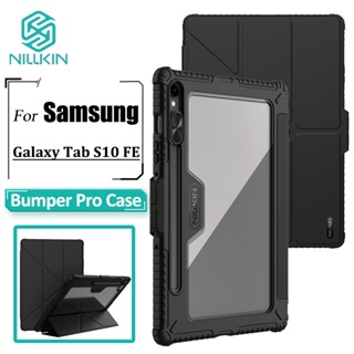 Nillkin Flip Case Pro Para Samsung Galaxy Tab S10 FE/S9 Controle Deslizante De Câmera Com Tudo Incluído 360 ° PC Rígido em Oferta na Shopee