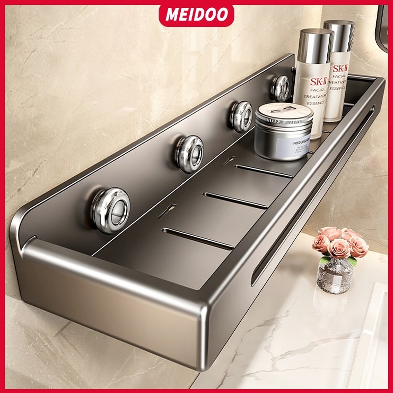MEIDOO Prateleira organizadora para banheiro, prateleira multifuncional, sem necessidade de furar