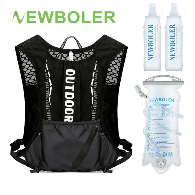 Newboler 5L Mochila De Hidratação Para Bicicleta , Leve , Respirável , Colete De Corrida , À Prova D'água , Caminhadas A em Oferta na Shopee