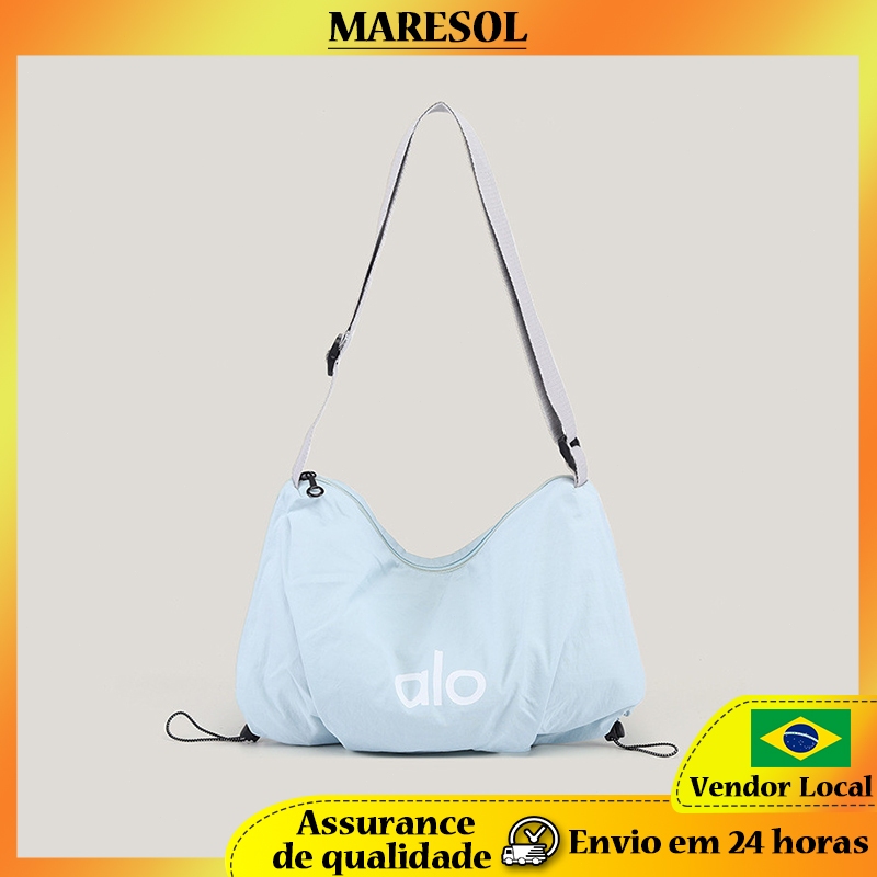 MARESOL alo Bolsa de ombro feminina de lona em tecido Oxford de grande capacidade Bolsa de compras Fashion Bolsa balde