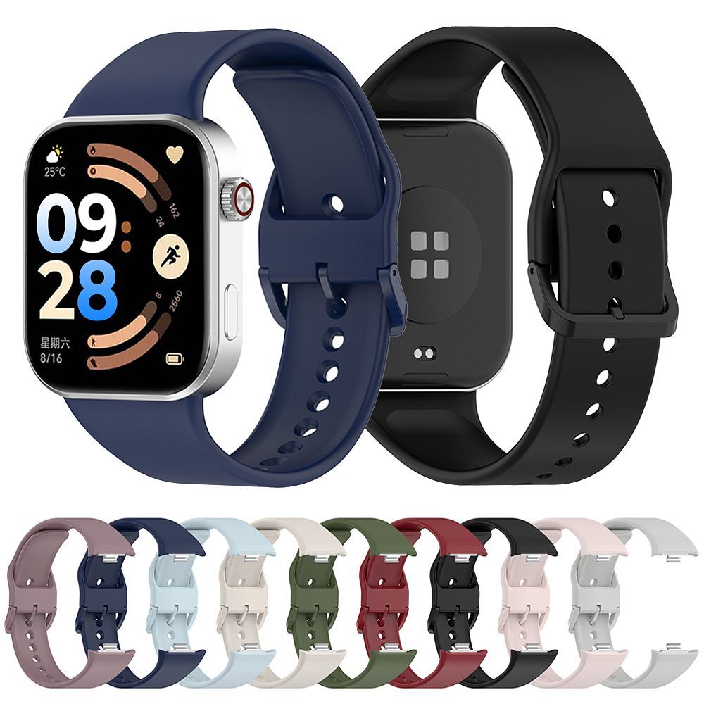 Para Redmi Relógio 4/5/6 Cinta Smartwatch Silicone Pulseira De Xiaomi Mi Banda 8/9Pro Esporte Masculina Feminina
