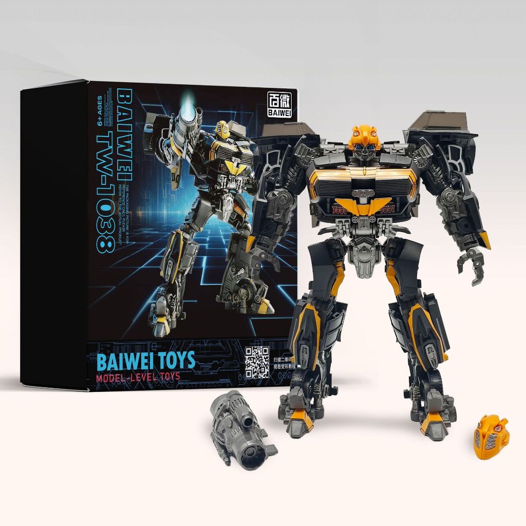 BaiWei TW1038 Bumblebee Transformação Brinquedo TW-1038 Carro Robô Filme Edição 4 Modelo Escala Figura