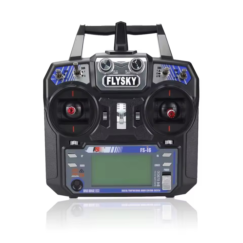 Mais Novo Flysky FS-I6 I6 2.4G 6ch RC Transmissor Controlador iA6 Receptor Para Helicóptero Avião Quadcopter Planador