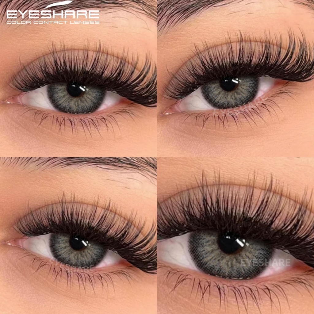 EYESHARE Envio Do Brasil Lentes De Contato Coloridas Olhos Cinza 1 Par De Decoração Cosméticos Maquiagem Uso Anual em Oferta na Shopee