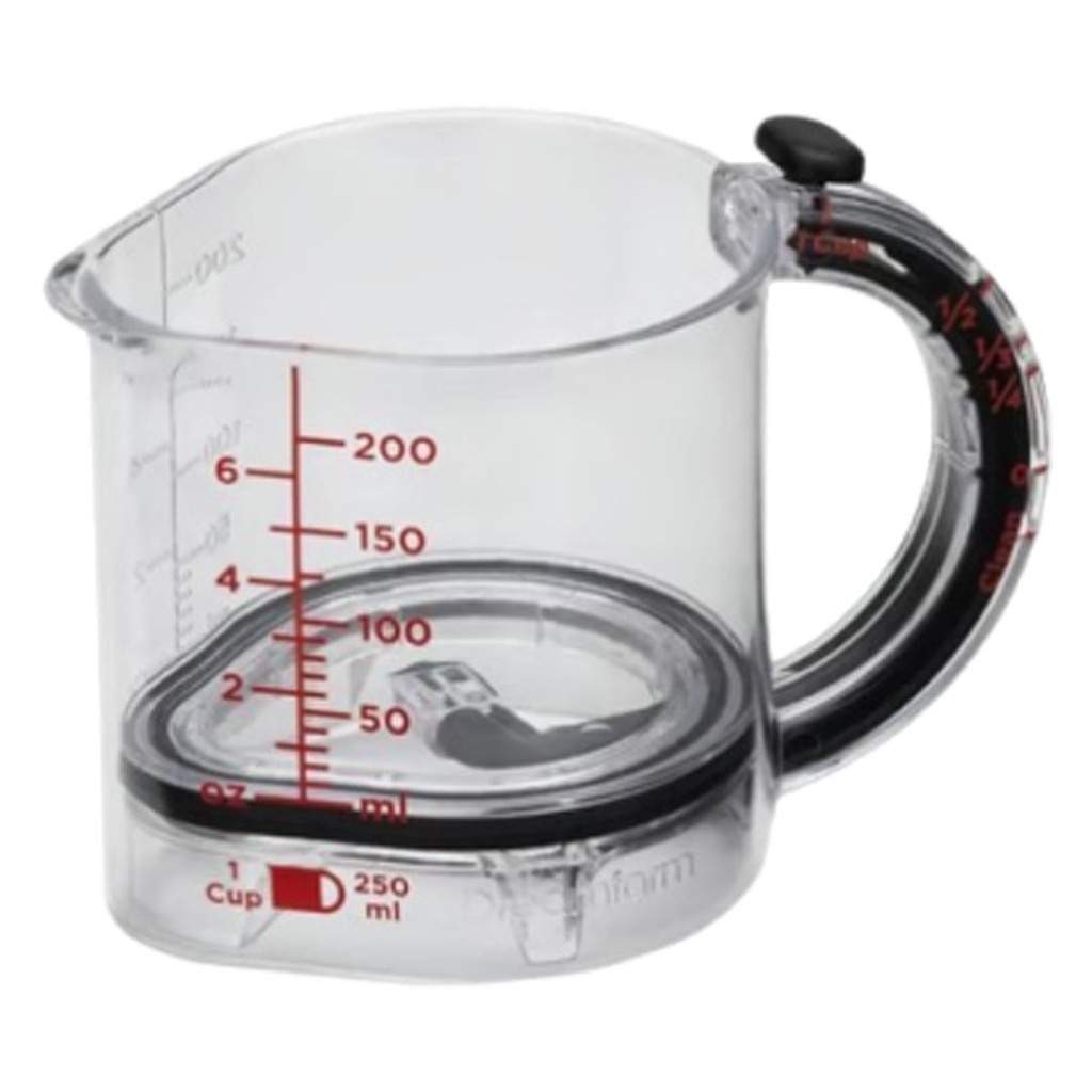[Funfun] Copo Medidor Ajustável Leve Transparente Prático Para Cozinhar Café em Oferta na Shopee