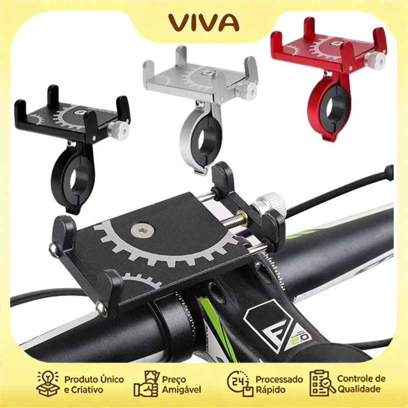 [ENVIO IMEDIATO]Suporte Para Celular GPS Bike Bicicleta E Moto Em Aluminio em Oferta na Shopee