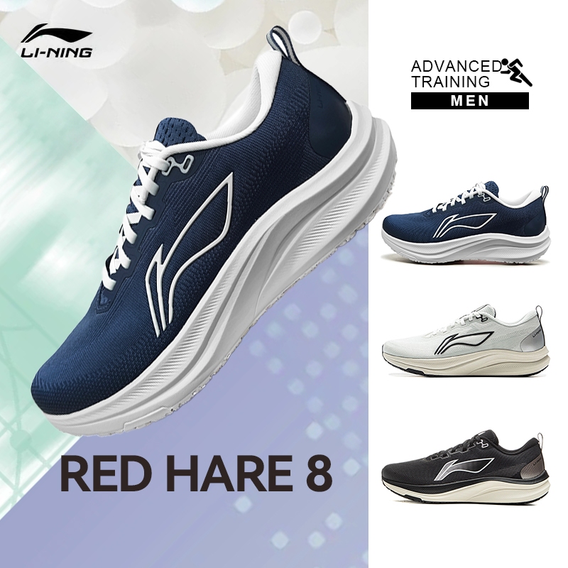 LI-NING RED HARE 8 Tênis De Corrida Masculino De Suporte E Estabilidade Para Treinamento ARPV001 em Oferta na Shopee