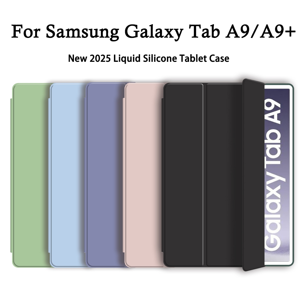 Capa Para Samsung Galaxy Tab A9 8,7" A9+ 5G 11" 2023 Ultra Fina de Silicone Líqu