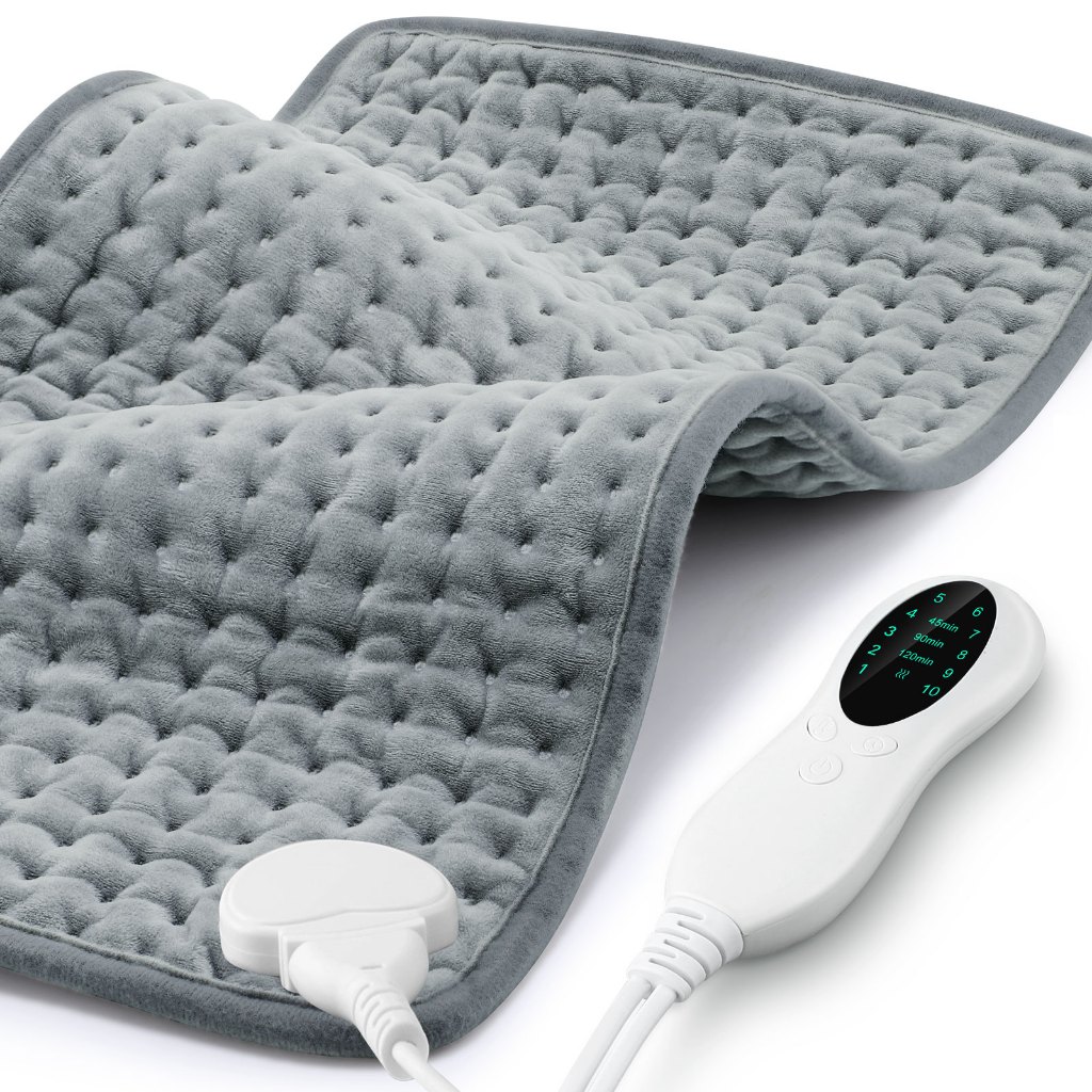 MsDear Almofada de aquecimento do alívio da dor menstrual traseira, desligamento automático, lavável na máquina