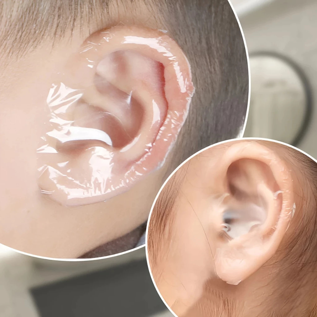 Kit 20/40/60 pcs Adesivo Impermeável Orelha Banho Natação Infantil Adulto