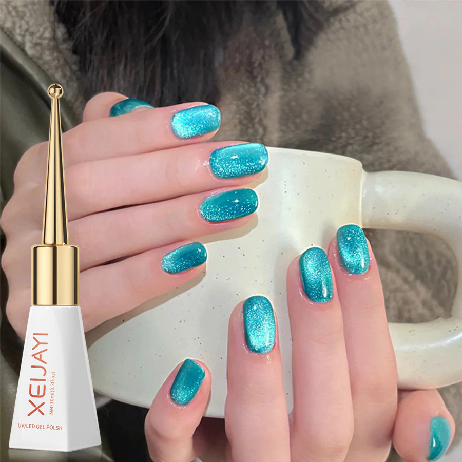 1 Pçs 10ml Olho De Gato Magnético Holográfico Rosa Unha Polonês Gel Para DIY Arte Do Prego-Sem Vara Magnética Incluída em Oferta na Shopee