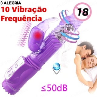 Vibrador ROTATIVO Estimulador de Clitóris 36 Níveis de Vibrações e 8 Níveis de Avanço Sex Shop LE em Oferta na Shopee