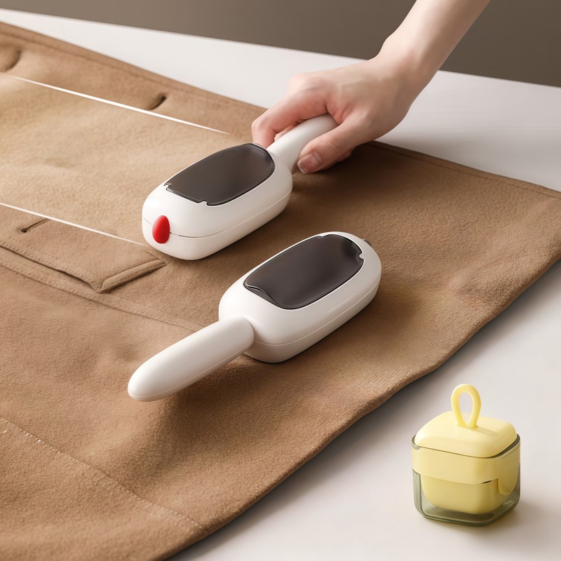 Lavar bastão de cabelo + removedor de pêlos de animais de estimação portátil tipo escova de rolo lavável doméstico Remov