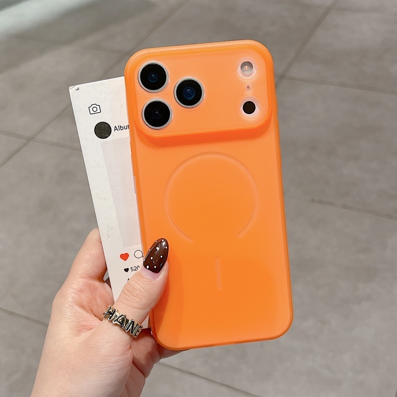 Janela Grande De Alta Qualidade Muda Instantâneamente Para 17 Capa De Telefone TPU Ultrafina Totalmente Fosca De Círculo