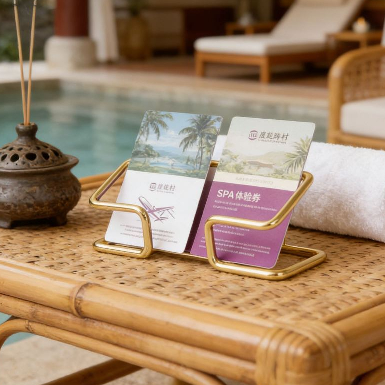 Suporte para cartão de visita de Metal oco dourado, armazenamento de mesa, presente de escritório, expositor, material d em Oferta na Shopee