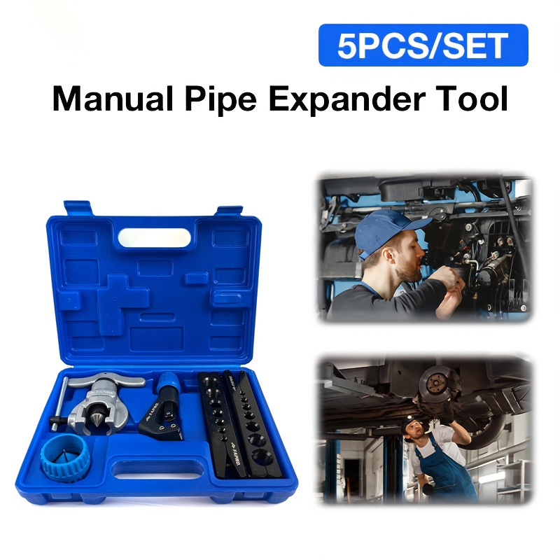 Kit Flangeador Excêntrico c/ Catraca e Torque ,Diâmetros Suportados: 1/4" a 3/4"