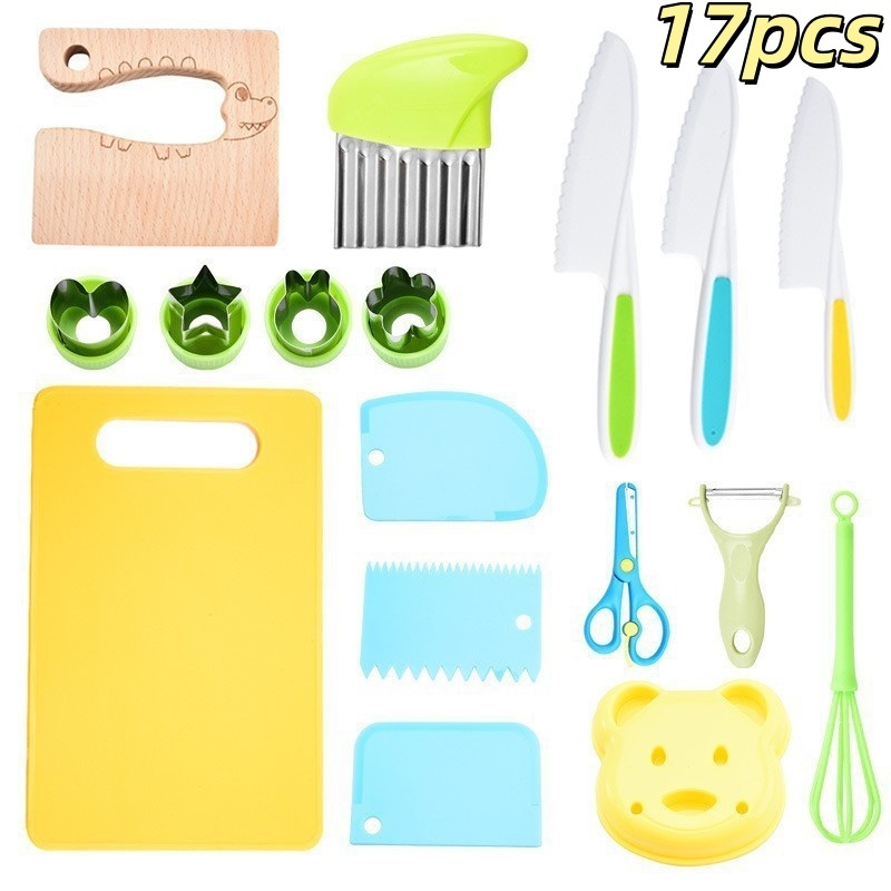 Kit 17 Peças Brinquedos De Cozinha Montessori Presente De Bebê Pronta Entrega em Oferta na Shopee