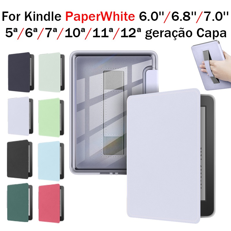 Para Kindle PaperWhite 12ª 11ª 10ª 7ª 6ª 5ª Geração 7.0'' 6.8'' 6.0'' 6 5 4 3 2 1 Acrílico E-Reader Portátil Capa
