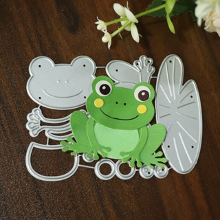Cortes Bonitos Do Metal Sapo Dos Desenhos Animados Para Fazer Cartões , Estêncil Artesanal Ofício Scrapbook De DIY , Cor em Oferta na Shopee