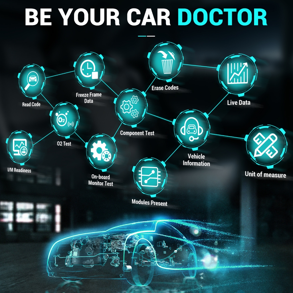 FOXWELL NT301 Scanner Automotivo Leitor Código Do Motor em Português Ferramentas Diagnóstico Carro