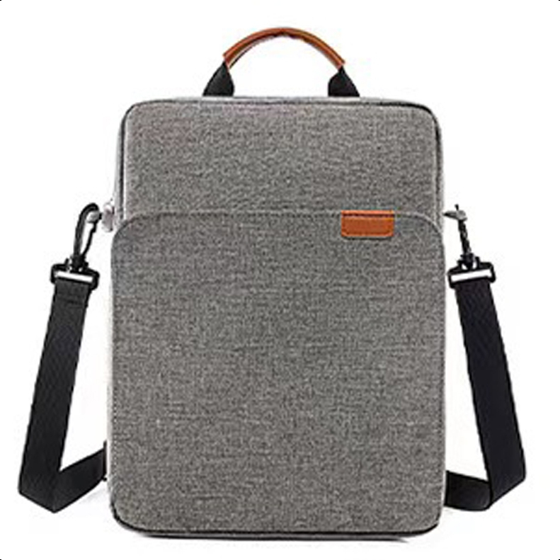 Imagem Bolsa para laptop de 13 polegadas bolsa de ombro à prova d'água e resistente ao desgaste unissex